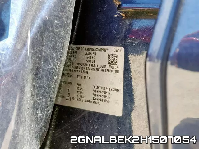 2GNALBEK2H1507054 фото 2