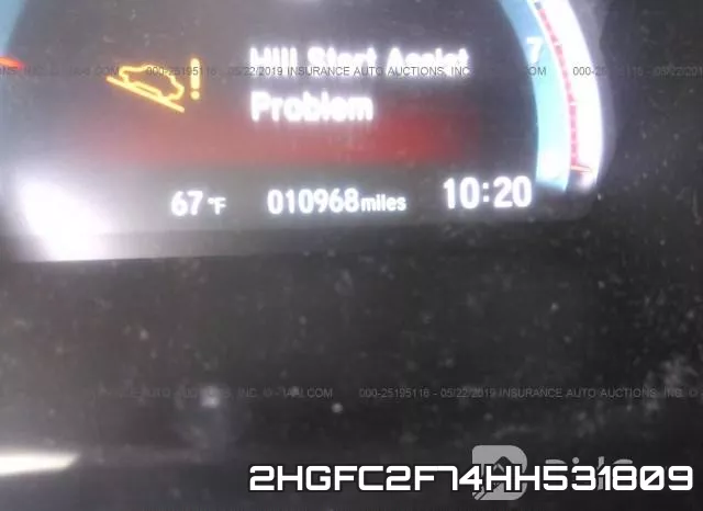 2HGFC2F74HH531809 фото 8