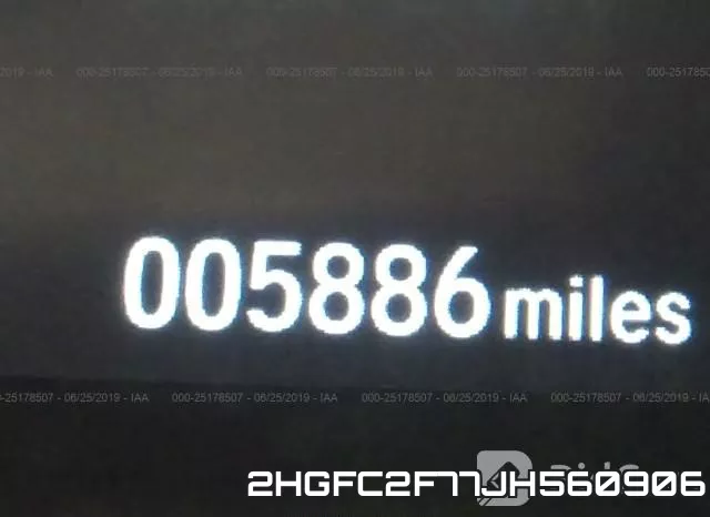 2HGFC2F77JH560906 фото 8