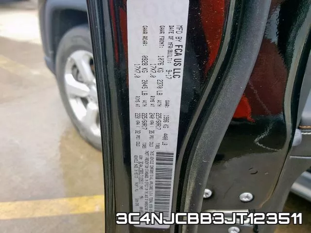 3C4NJCBB3JT123511 фото 2