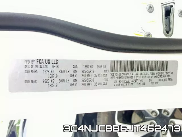 3C4NJCBB6JT462473 фото 2