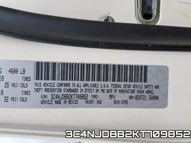 3C4NJDBB2KT709852 фото 2