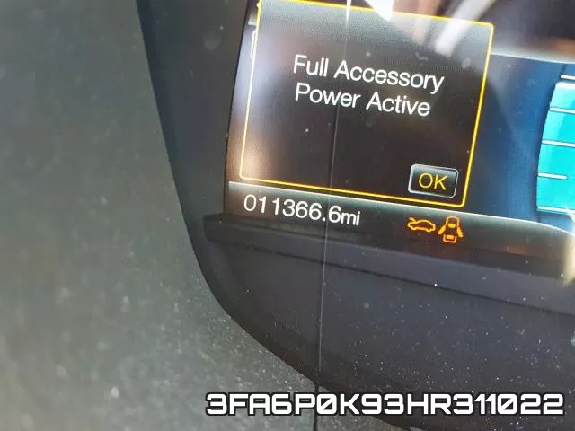 3FA6P0K93HR311022 фото 9