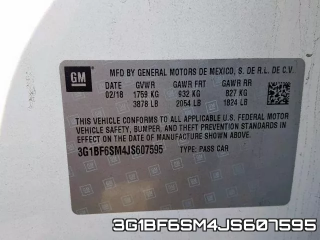 3G1BF6SM4JS607595 фото 2