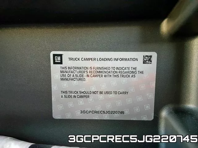 3GCPCREC5JG220745 фото 2