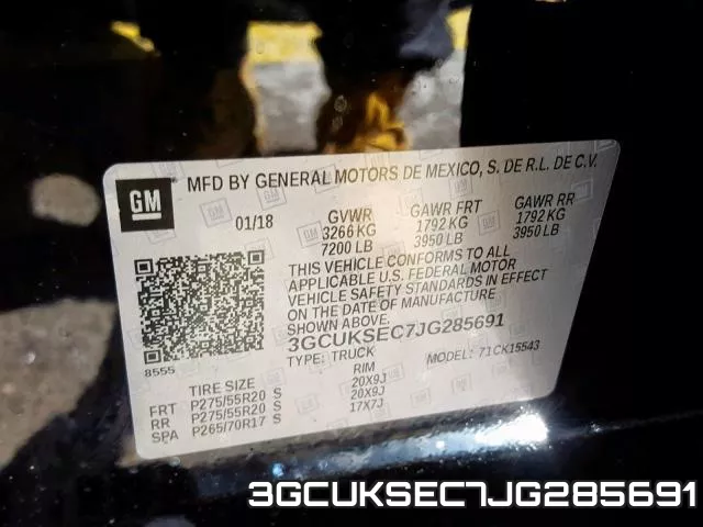 3GCUKSEC7JG285691 фото 2