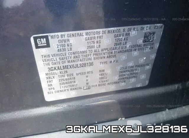 3GKALMEX6JL328136 фото 10