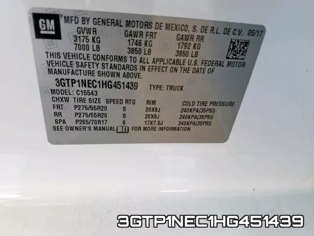 3GTP1NEC1HG451439 фото 2
