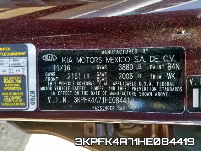 3KPFK4A71HE084419 фото 2