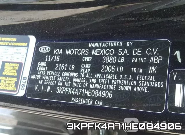 3KPFK4A71HE084906 фото 10