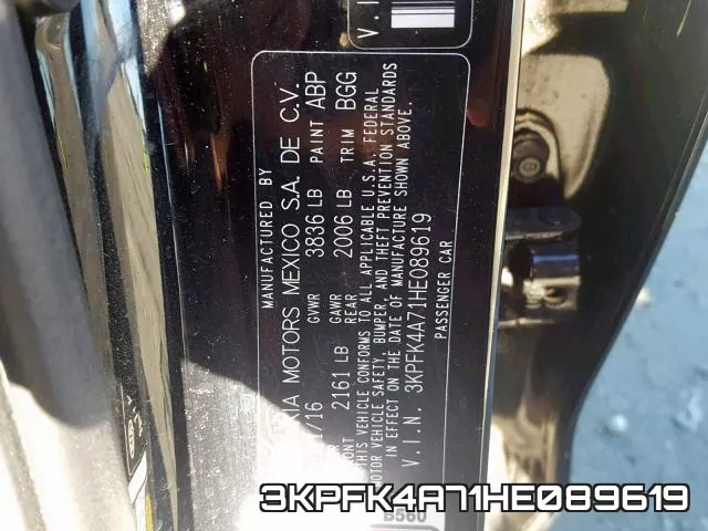 3KPFK4A71HE089619 фото 2
