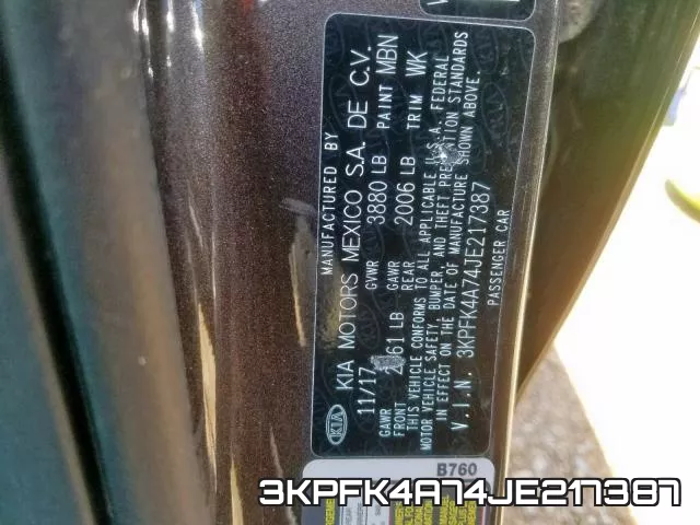 3KPFK4A74JE217387 фото 2