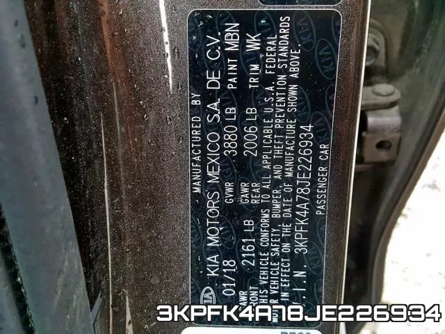 3KPFK4A78JE226934 фото 2