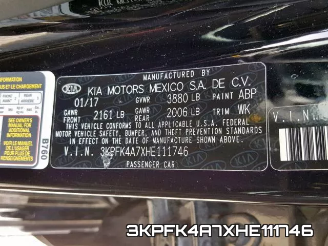 3KPFK4A7XHE111746 фото 2