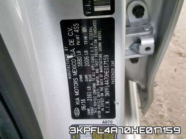 3KPFL4A70HE017159 фото 2