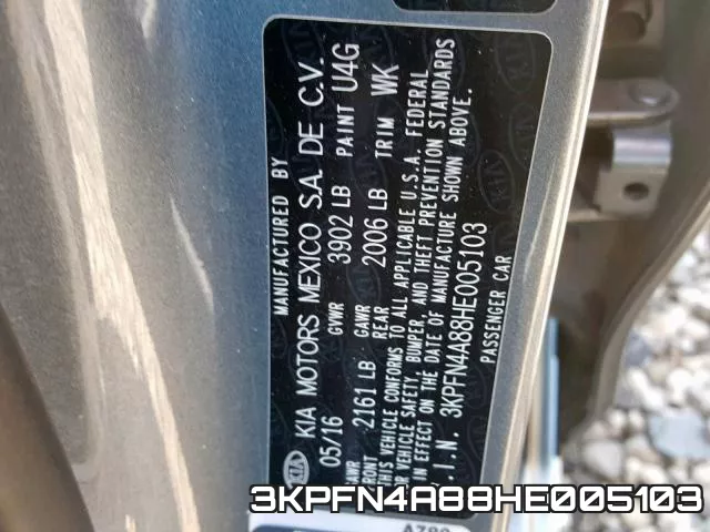 3KPFN4A88HE005103 фото 2