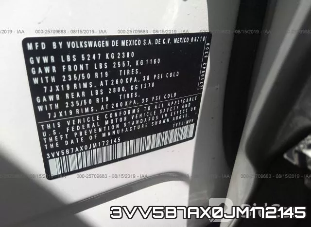 3VV5B7AX0JM172145 фото 10