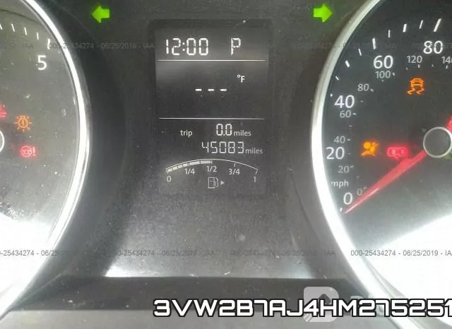 3VW2B7AJ4HM275251 фото 8