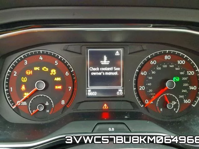 3VWC57BU8KM064968 фото 9