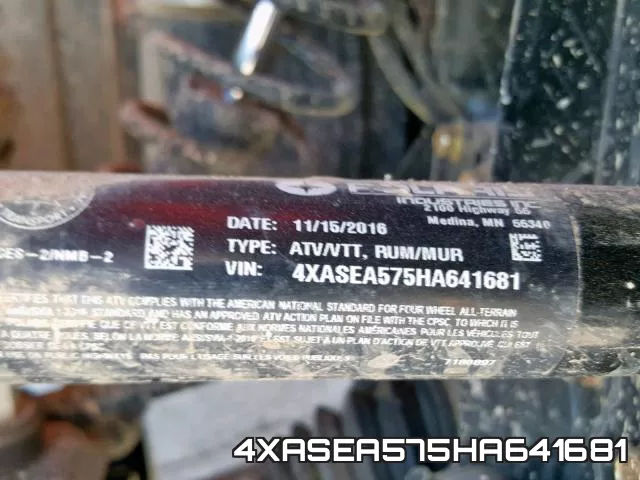 4XASEA575HA641681 фото 2
