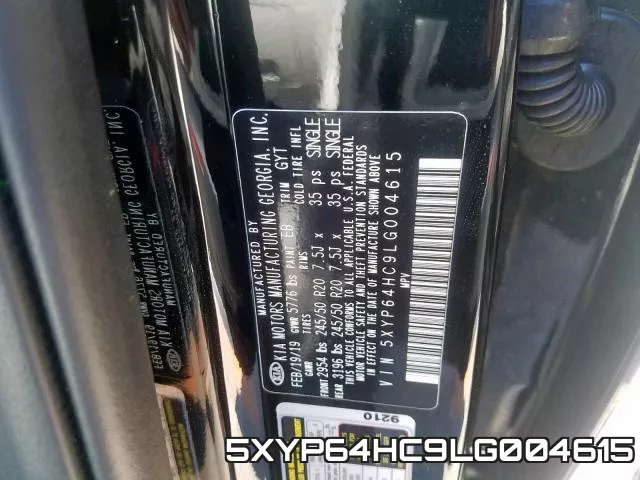 5XYP64HC9LG004615 фото 2