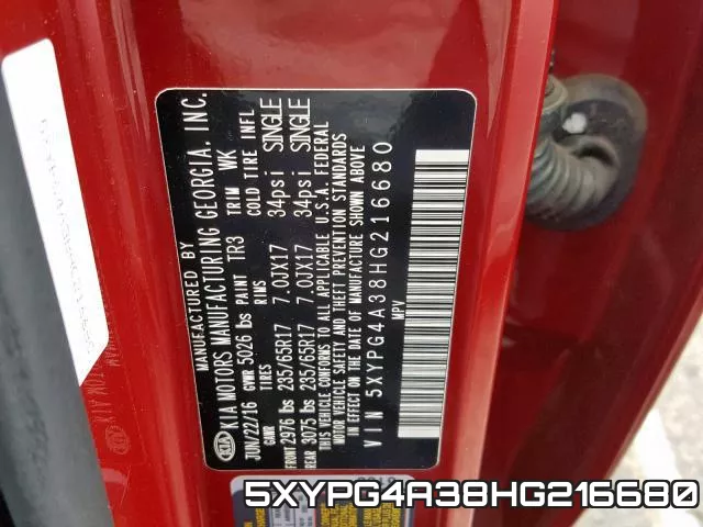 5XYPG4A38HG216680 фото 2