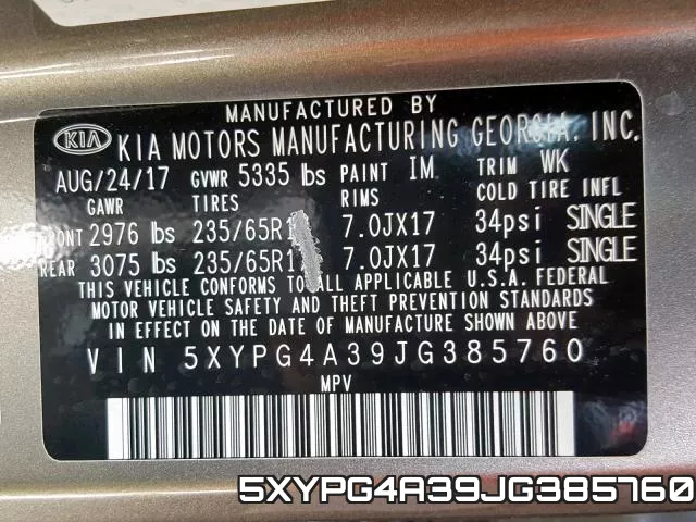 5XYPG4A39JG385760 фото 2