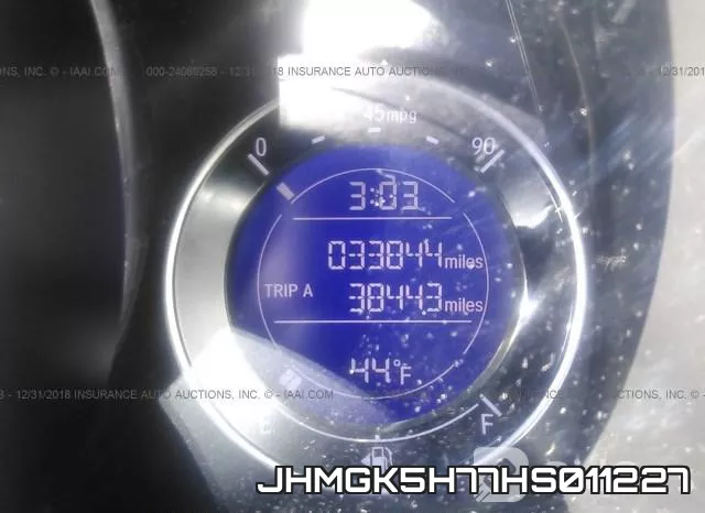 JHMGK5H77HS011227 фото 8
