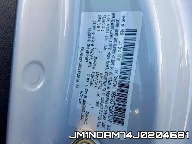 JM1NDAM74J0204681 фото 2