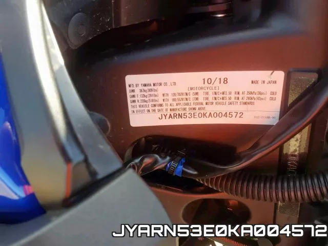 JYARN53E0KA004572 фото 2