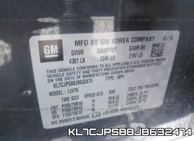 KL7CJPSB8JB632474 фото 10