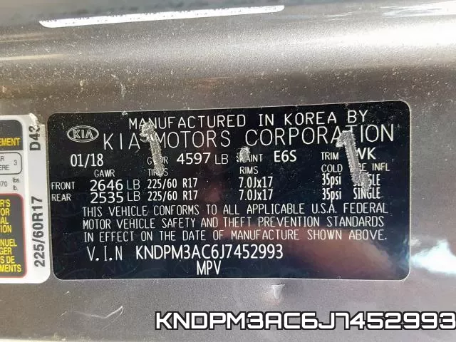 KNDPM3AC6J7452993 фото 2