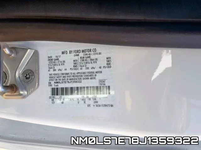 NM0LS7E78J1359322 фото 2