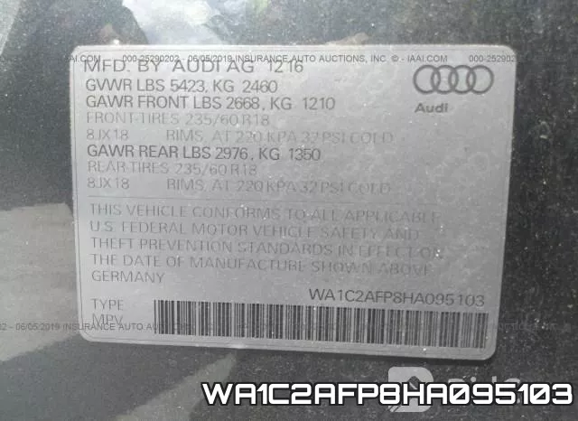 WA1C2AFP8HA095103 фото 10