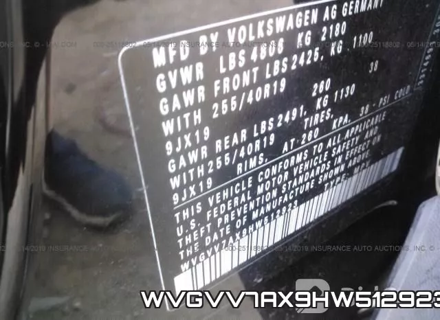 WVGVV7AX9HW512923 фото 10