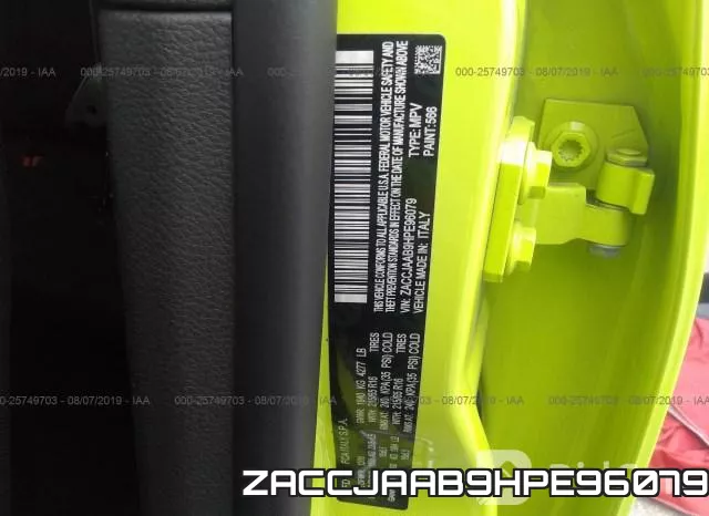 ZACCJAAB9HPE96079 фото 10