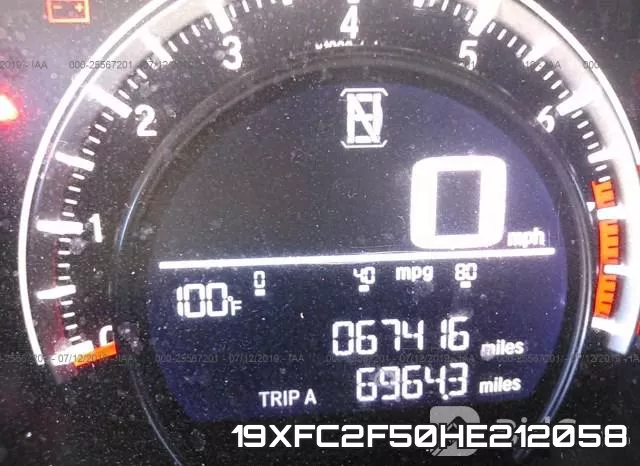 19XFC2F50HE212058 фото 8