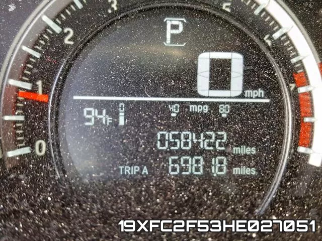 19XFC2F53HE027051 фото 9