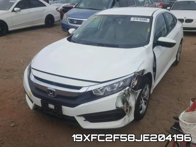 19XFC2F58JE204196 фото 3