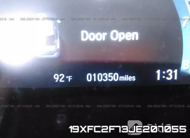 19XFC2F73JE207055 фото 8