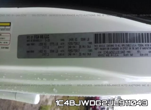 1C4BJWDG2JL911043 фото 10