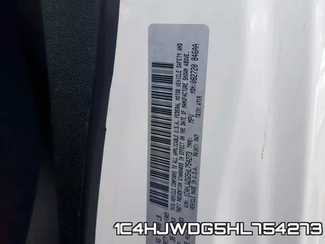 1C4HJWDG5HL754273 фото 2