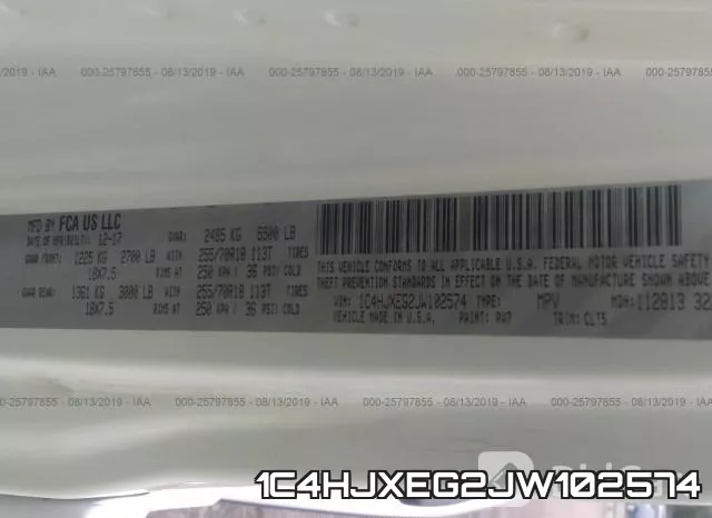 1C4HJXEG2JW102574 фото 10