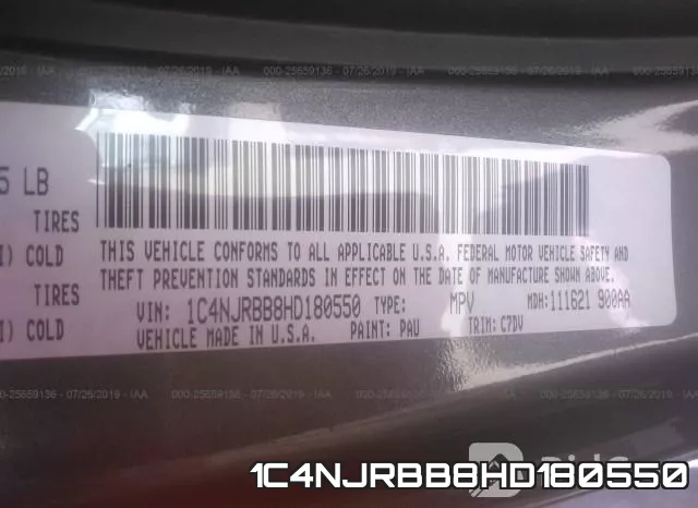 1C4NJRBB8HD180550 фото 10
