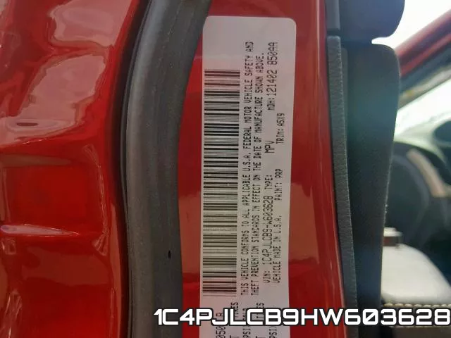 1C4PJLCB9HW603628 фото 2