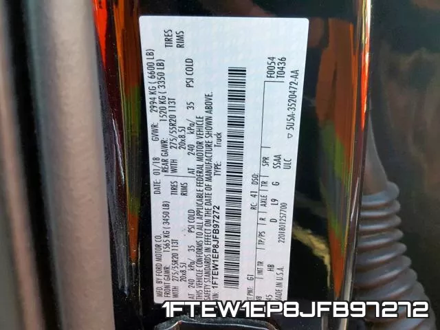 1FTEW1EP8JFB97272 фото 2