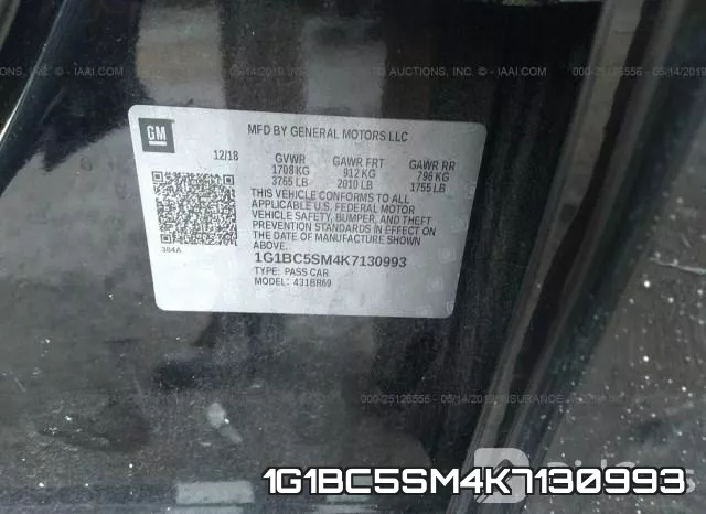 1G1BC5SM4K7130993 фото 10