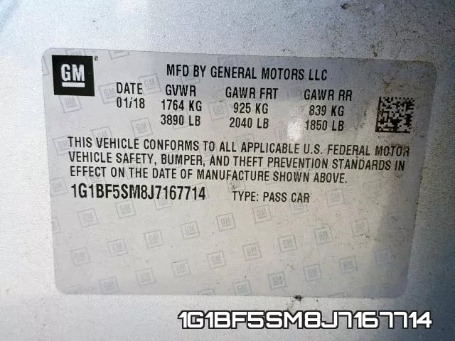 1G1BF5SM8J7167714 фото 2