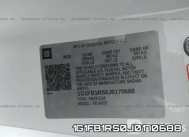1G1FB1RS0J0170688 фото 10