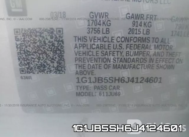 1G1JB5SH6J4124601 фото 10